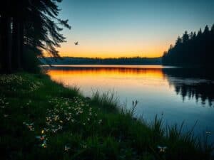 Mehr über den Artikel erfahren Die besten Orte und Zeiten am See, um Glühwürmchen am See zu beobachten