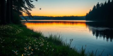 Die besten Orte und Zeiten, um Glühwürmchen am See zu beobachten