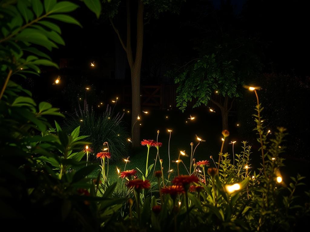 Naturnaher Garten Glühwürmchen