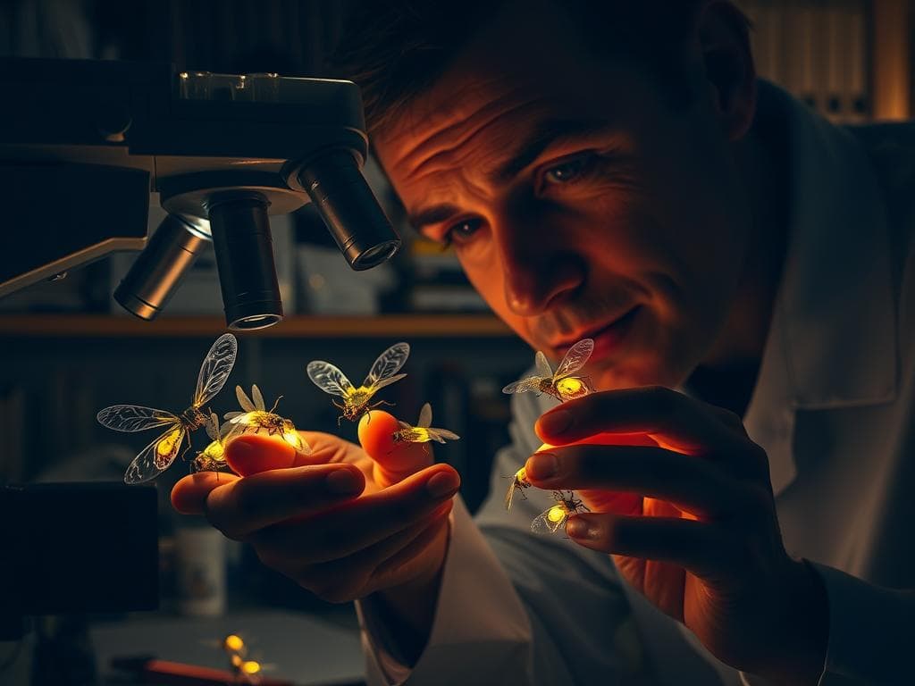 Wissenschaftliche Experimente Glühwürmchen