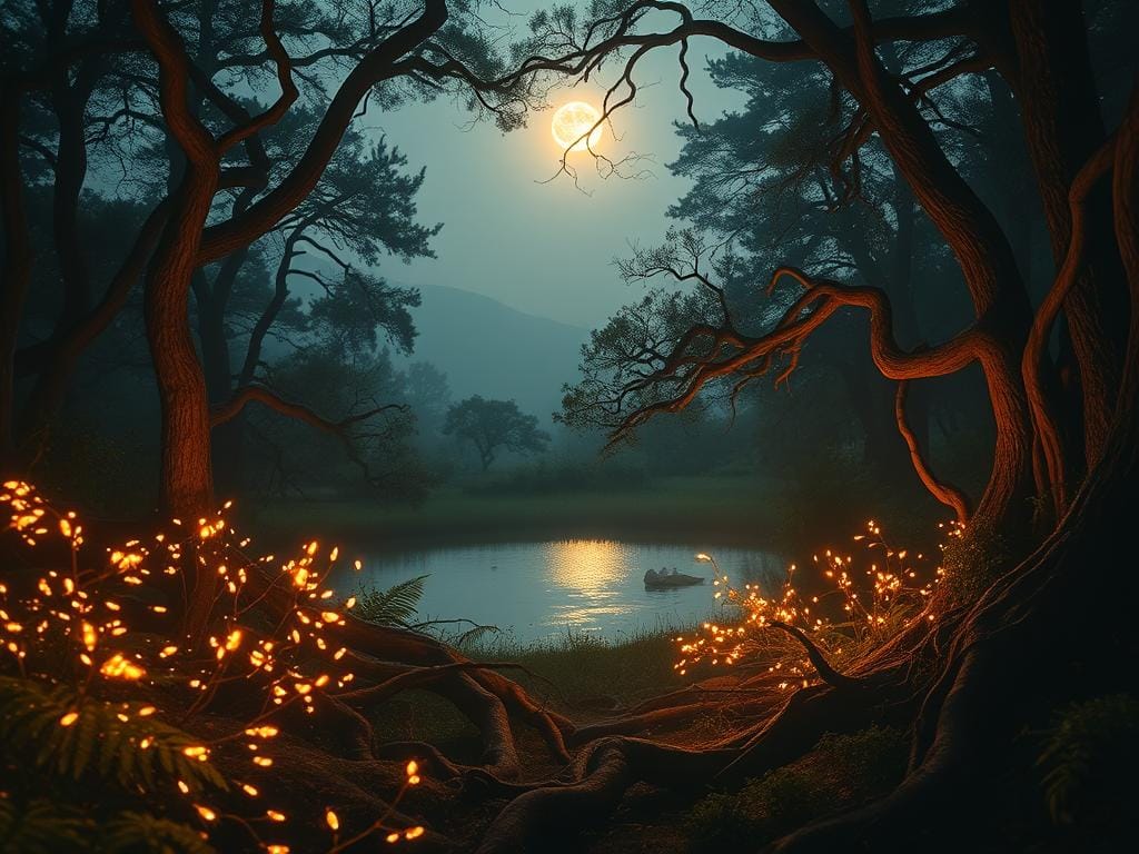 historische Glühwürmchen Sagen